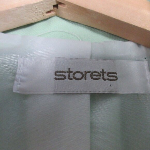 Storets Women's Blazer Scarlet Paperbag Waist Short Set Casual Turquoise S 754 - Picture 4 of 16